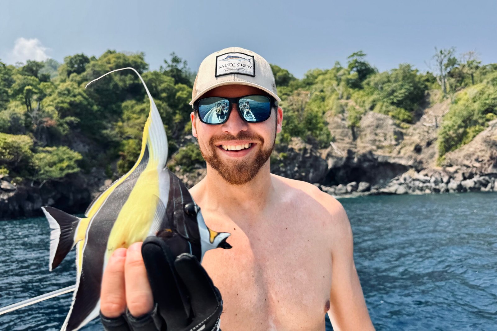 Popping session near Volcano Island coast Andaman Sea GT fishing 2025