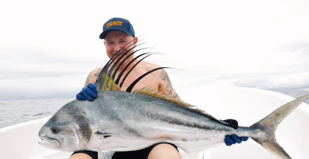 Panama fishing report November 2024 — roosterfish Tuna Coast Sparidae storm session
