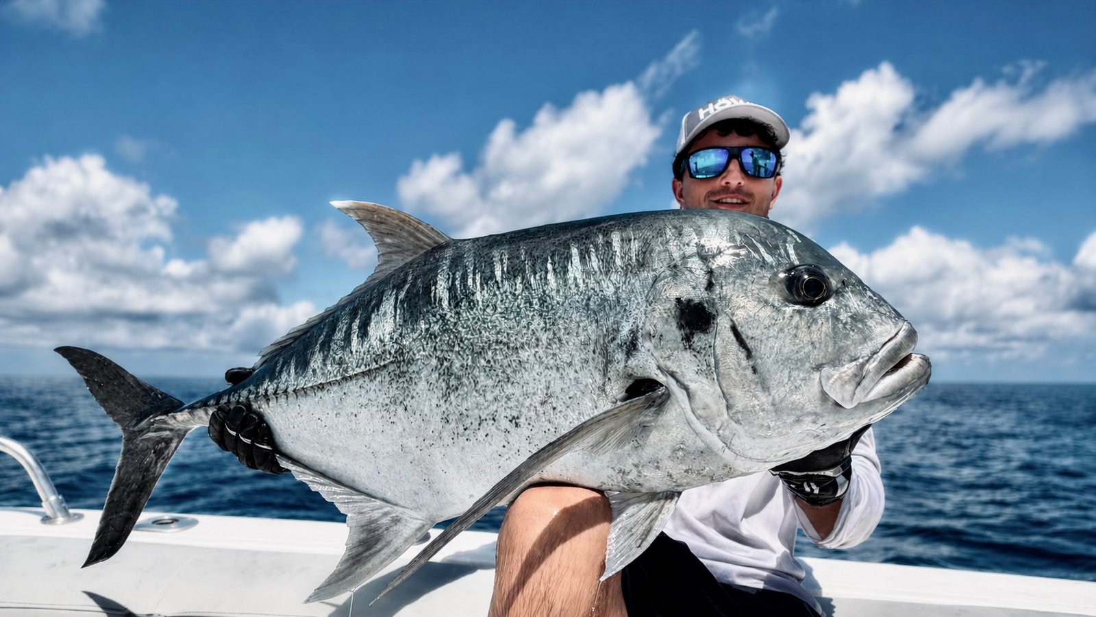 GT 40kg Giant Trevally Andaman Sea Incredible Banks April 2026 Sparidae black GT