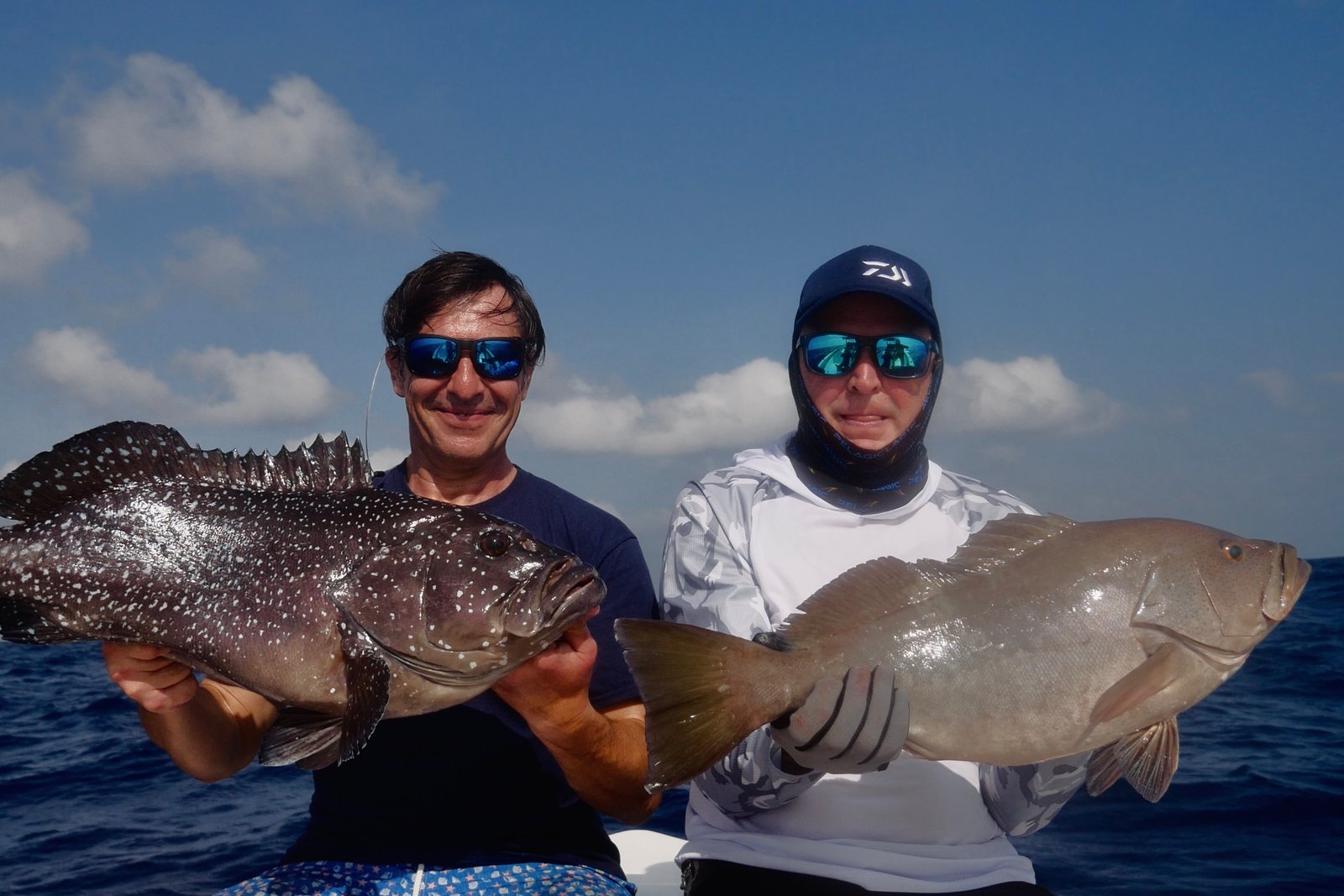 Double catch doblete Lamu Island Kenya jigging expedition November 2025 Sparidae