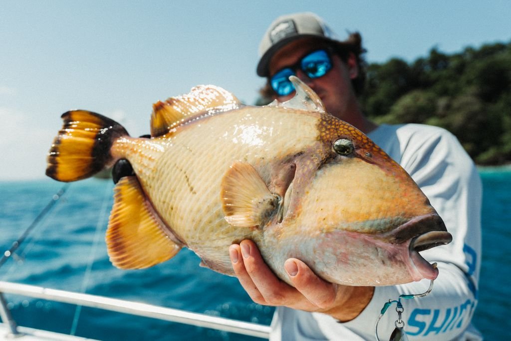 GT fight Incredible Banks 130km offshore Andaman Sea Sparidae February 2026