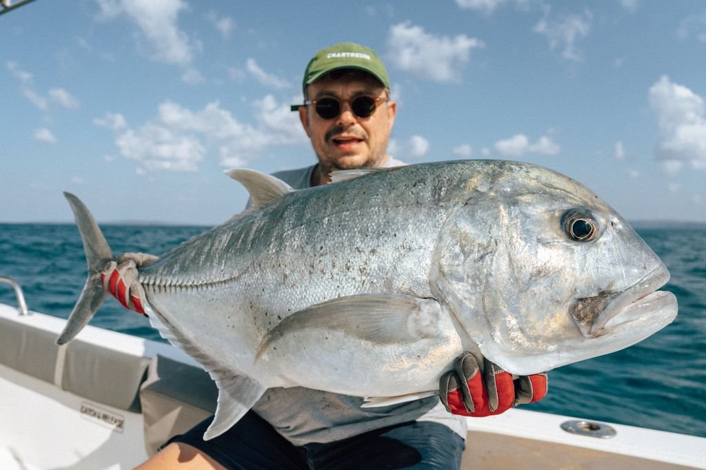 French Fisherman GT popping Andaman Sea Volcano Island expedition 2026 Sparidae