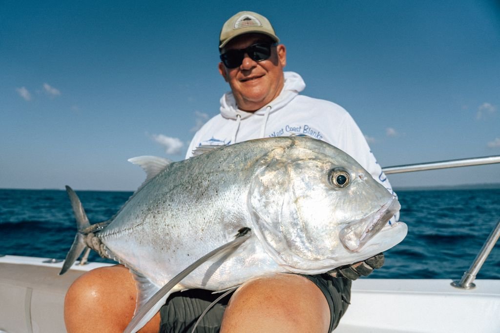 GT release Andaman Sea Incredible Banks French Fisherman Sparidae February 2026