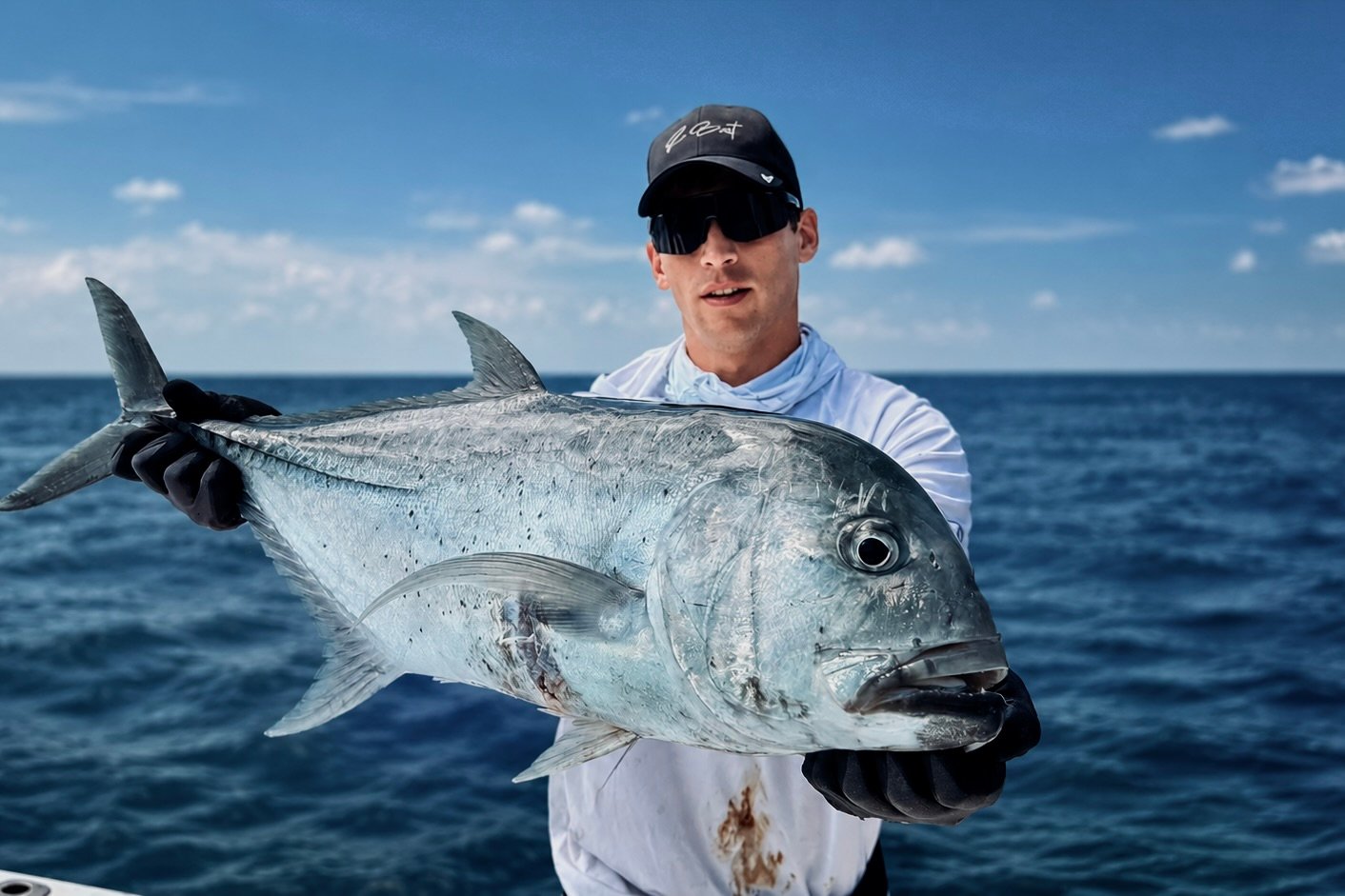 GT catch sea Incredible Banks Andaman popping April 2026 Sparidae expedition