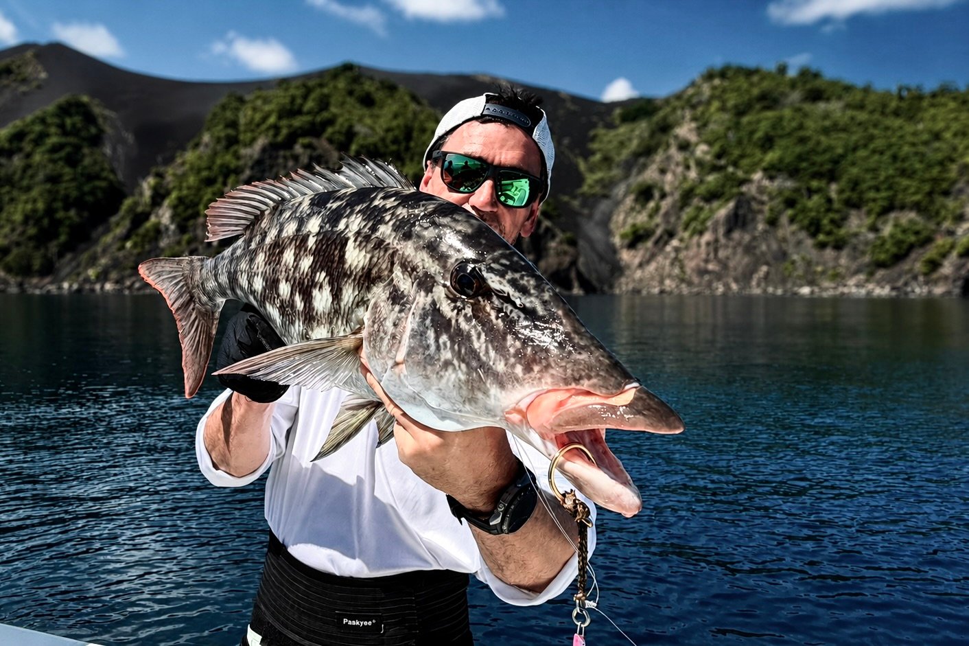 Fishing Volcano Island Andaman coast April 2026 Sparidae mixed species
