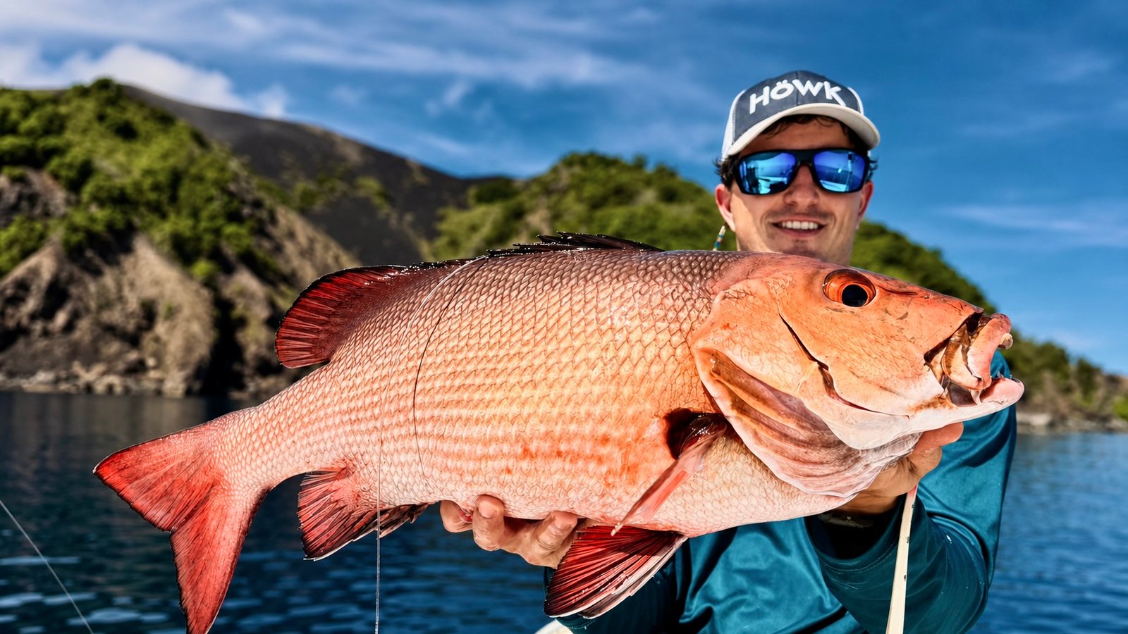 Angler vibrant catch Volcano Island Andaman April 2026 Sparidae expedition