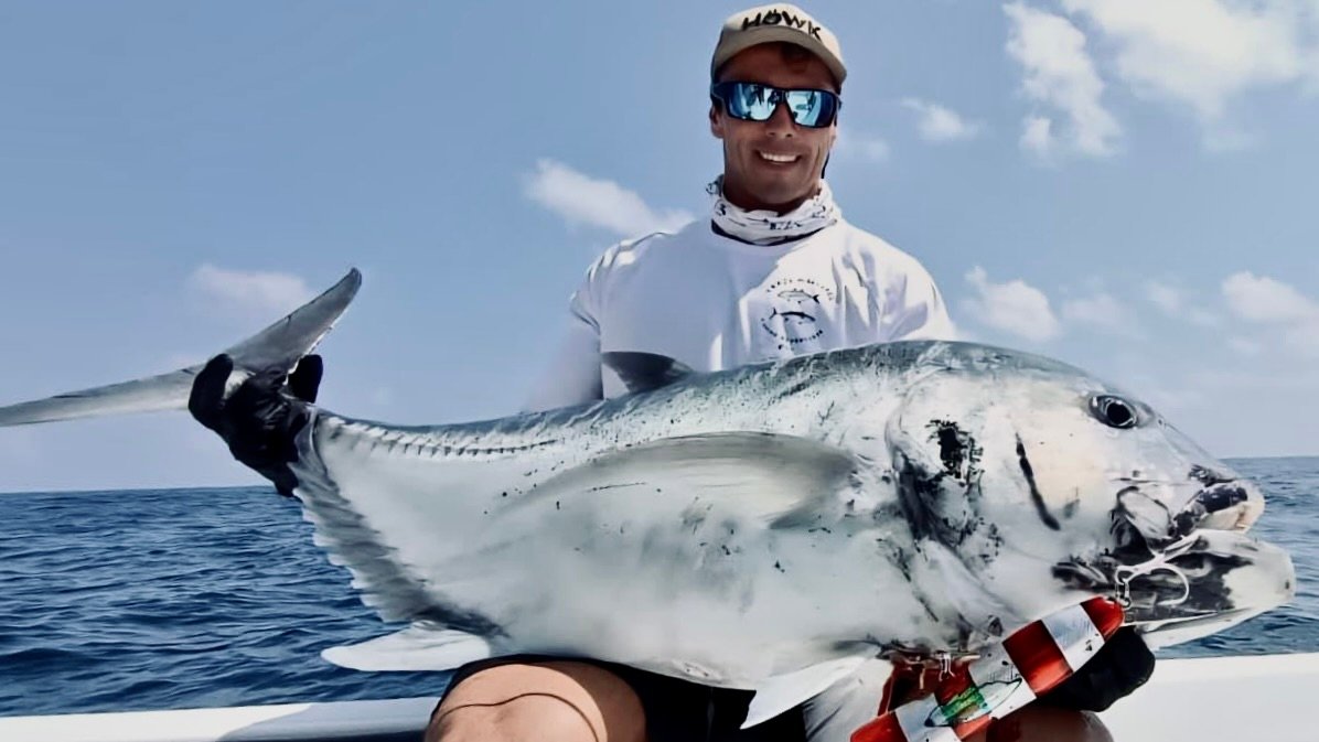 GT Giant Trevally Incredible Banks Andaman Sea April 6 2026 Sparidae popping